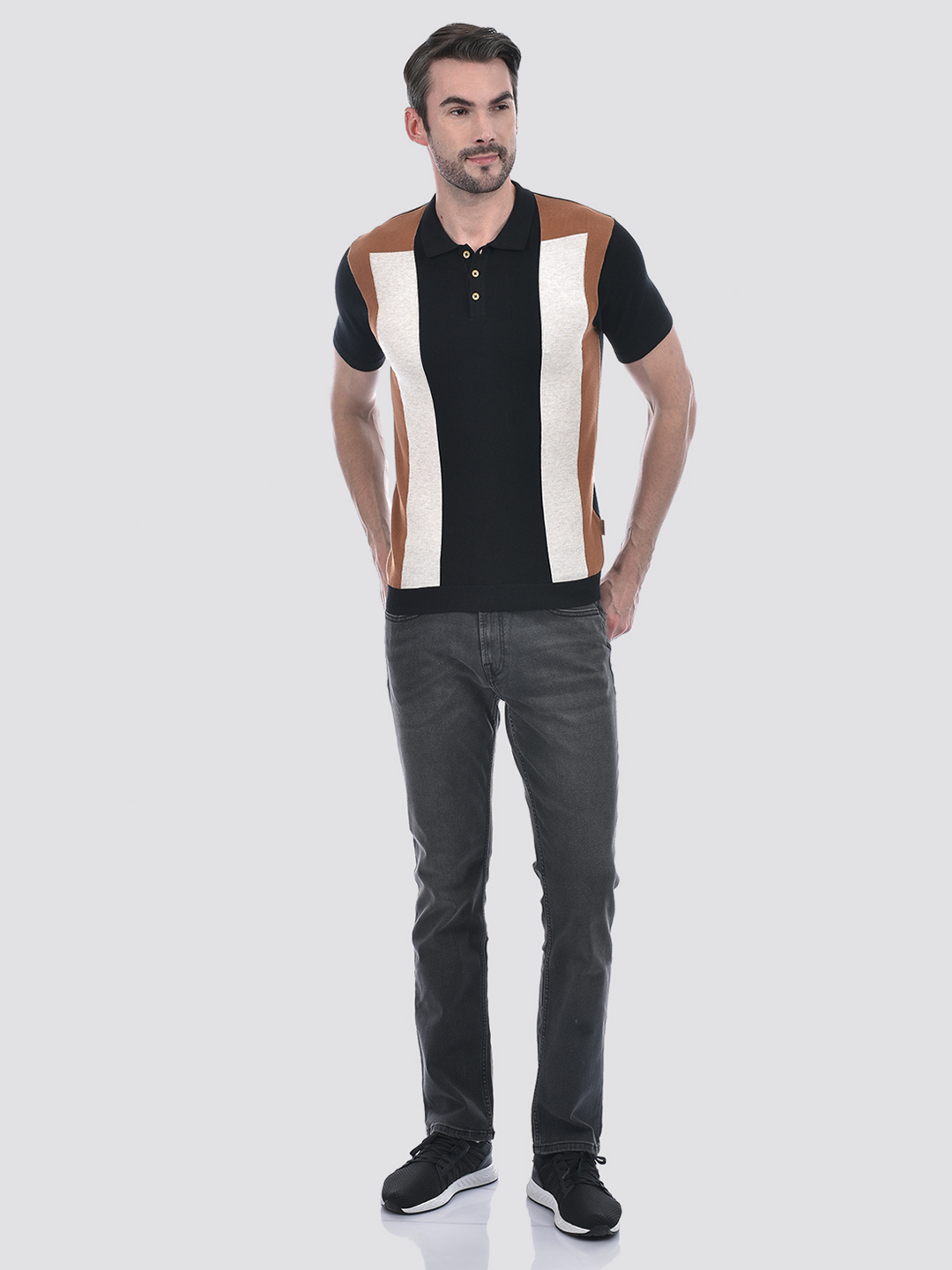 Numero Uno Men Color Block Multicolor T-Shirt